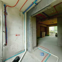 九里云台4栋2单元3-2管路全景